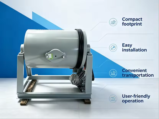 Lab Ball Mill, Small Capacity Grinding Equipment with AC Motor, Bearing Structure, 1 Year Warranty