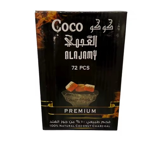 1KG Natural Coconut Shell Machine-Made 25mm Charcoal Cubes Long Burning Time Low Ash Eco-friendly Hookah