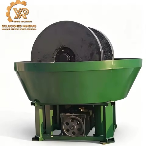 Factory Direct Variable Speed AC Motor High Efficiency Rock Ore Grinding Wet Pan Mill with 5-55t/h Capacity for Gold Mining