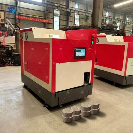 Mini Scrap Metal Briquetting Machine Steel Aluminum Shavings Briquette Press for Recycling Plant