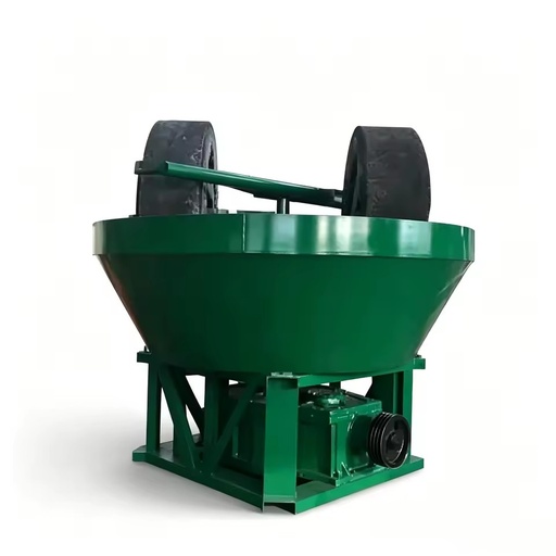 Small Wet Pan Mill 1100 0.5-1.5t/h Output Space-saving Design for Narrow Mine Processing Workshops
