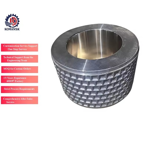9Cr2Mo Forged Integrated Roller Shell for Metallurgical Powder Pelletizing Machine Alloy Steel High Performance ISO 9001