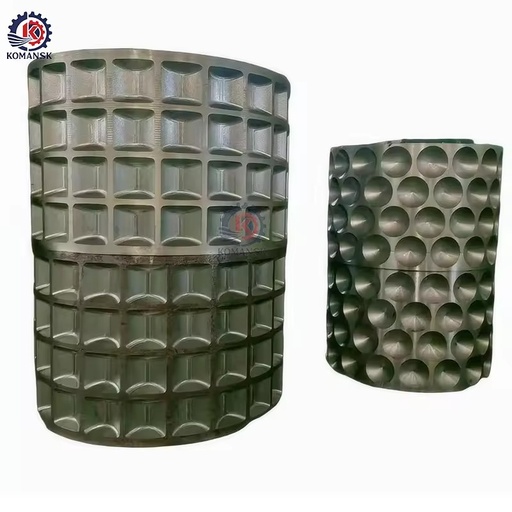 Exclusive Technology Large Forged Roller Shell Die Open Corrugation Dimpled ISO 9001 for Dry Granulator & Graphite Granulator