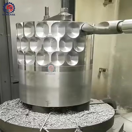 Precision Machined Obround Slot Roller Shell|Heavy Duty Forged Groove Roller for Pellet Mill&Dry Granulator|High Wear Resistance