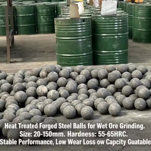 Alloy Steel Hot Forged Mill Balls for Copper Mine Wet Grinding Operation