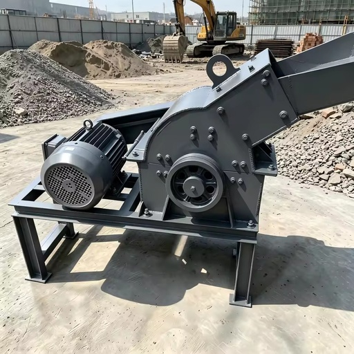 High Efficiency Portable Mini Hammer Mill Crusher Mining Small Stone 0.5t/h Capacity Bearing Engine Equipped AC Motor Powered