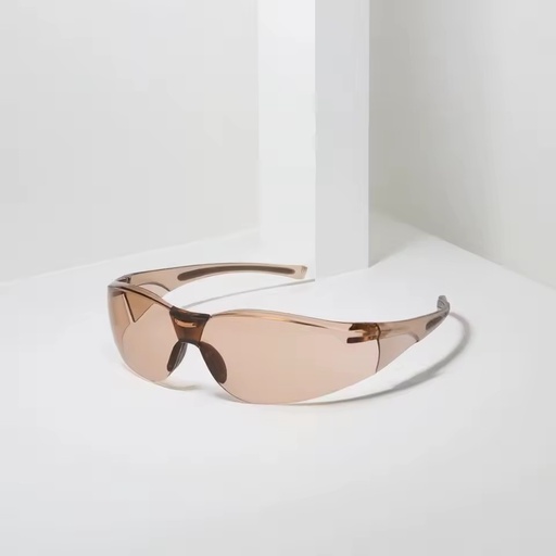 PC Frameless Safety Glasses for Lab & Industrial Use Transparent Anti-scratch Anti-fog Chemical Resistant Eye Protection