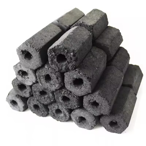 Premium Hexagonal Coconut Shell Charcoal Briquettes for BBQ and Shisha Long Burning Clean Heat