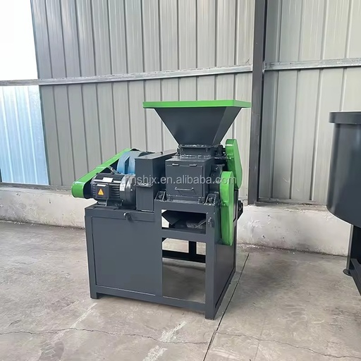 AC Motor Driven African Coal Slime Cowdung Briquette Smallscale Pelletizing Dry Powderforming Machine 400-500kg/h Carbon