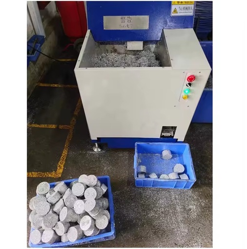 Hydraulic Screw Cold Pressing Stainless Steel Aluminum Scrap Metal Shavings Briquette Press Machine Electric Motor