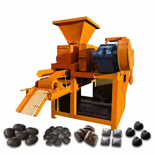 CE Mingyang Biomass Coal Dust Briquetting Plant High Efficiency Charcoal Powder Ball Pressing Machine 4000-6000kg/h AC Motor