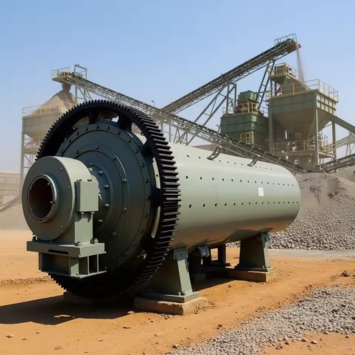 Industrial Ball Mills Grinding Equipment Ore Stone Grinders Coal Mines Brand AC Motor 2-26t/h Capacity Directly