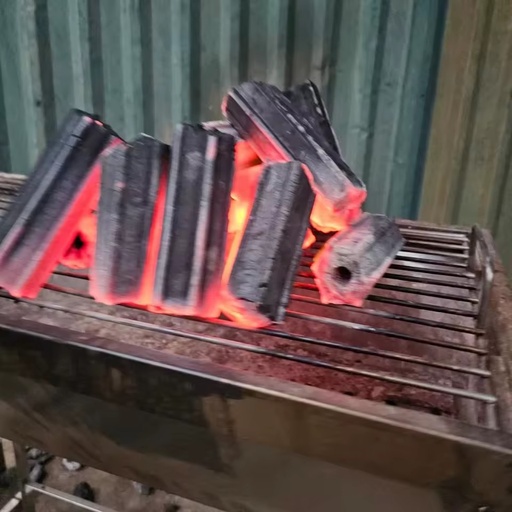 Eco-Friendly Smokeless Hexagon Briquette Charcoal Barbecue Sawdust Hardwood Premium Machine-Made Natural Black 3% Ash