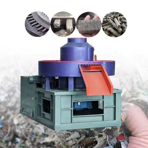 Combustible Waste RDF Briquetting Machine Domestic Waste Sorting Shredding Production Line