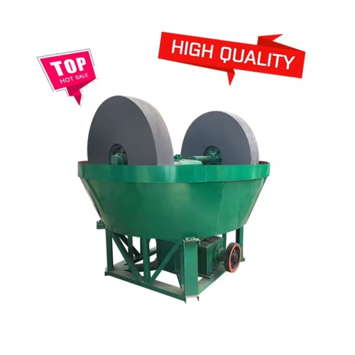 Wet Pan Mill 1500 Gold Mining Equipment for Large Mine Heavy Duty Stable Performance