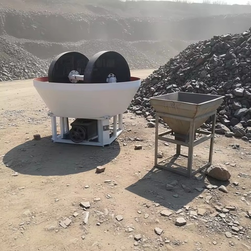 Wholesale High-Efficiency Gold Ore Wet Pan Mill with AC Motor and Bearing Used for Mining and Marble Grinding