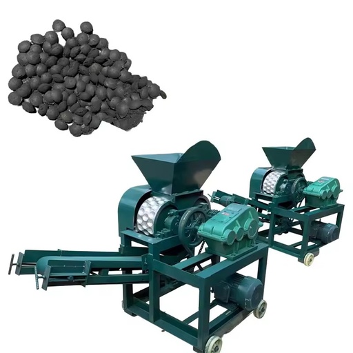 Coal Charcoal Briquette Press Hydraulic Roller Machine for Pillow Shape