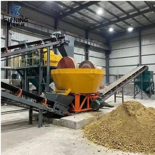 Wet Pan Mill Bearing for Gold Recovery Efficient Grinding Performance 1 Year Warranty for Rock Mining Projects Global