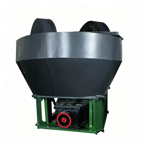 1500 Large Capacity Wet Pan Mill Adjustable Grinding Fineness Multi Metal Ore Grinder for Gold Silver Tungsten Processing Plant