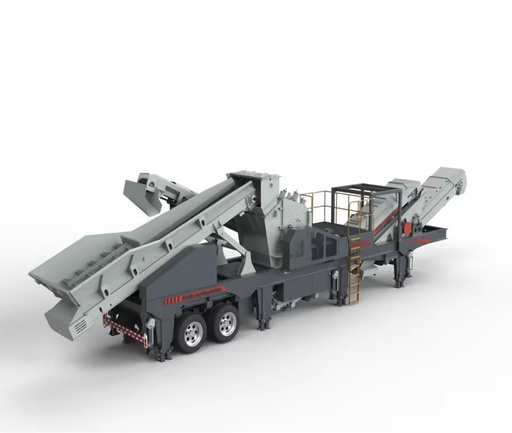 Ore Mining Aggregate Crushing Station with Impact Crusher and Vibrating Screen for Quarry Plant