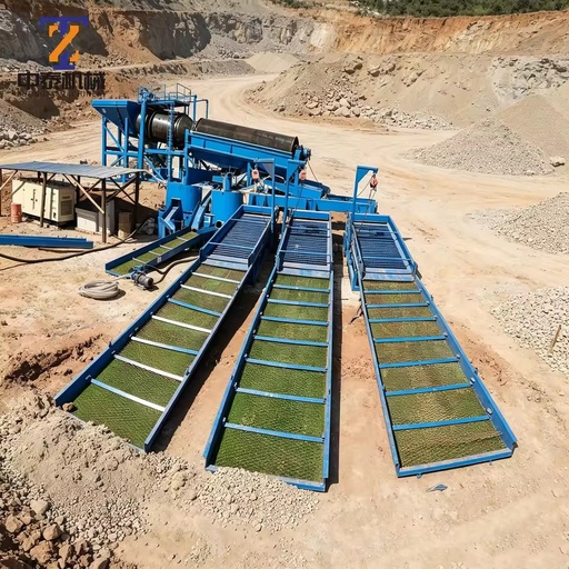 Large Throughput River Sand Gold Rotary Trommel Heavy Duty Drum Screen Alluvial Gold Mining