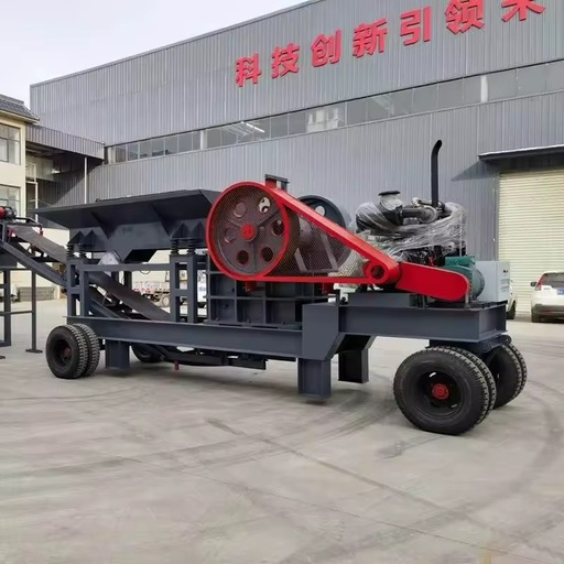 High Efficiency Portable AC Motor Ore Mining Construction Jaw Crusher Machine with High Capacity
