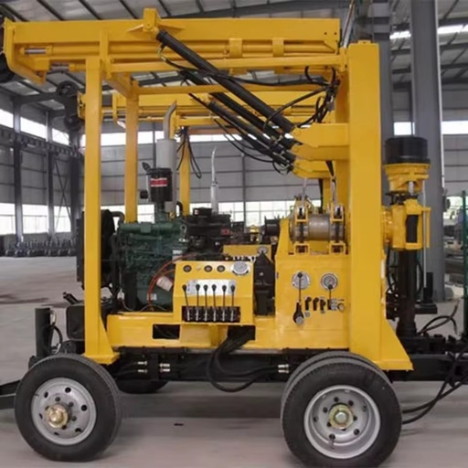 Field Ready Drilling Rig with Integrated Flushing Water System for Effective Debris Removal During Drilling