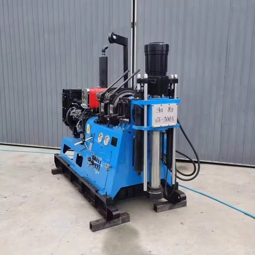 Core Drill Rig for Geological Exploration Water Well Sampling Diesel-Powered Pump Engine Efficient Drill Machine Drilling