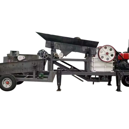 Factory Price Small Scale Gold Ore Mining Equipment Rock Gold Mining Plant with Diesel Jaw Crusher