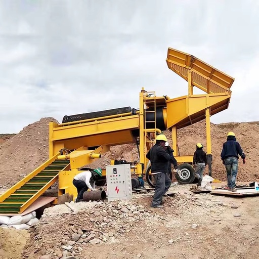 Gold Mining Machine Manufacturer 20tph Gold Mining Prospecting Miner Equipment with Motor & Engine High Hardness Carbon Steel