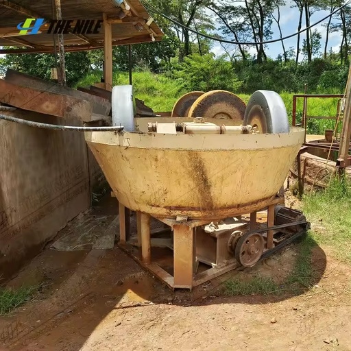 Gold Wet Pan Mill 1100 1200 1300 1500 Gold Mining Separator Machine Gold Grinding Mill Wet Pan Mill