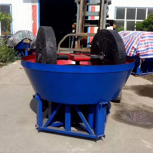 1600 Model Wet Pan Mill Grinding Machine for Gold Mining 1-2TPH With 95% Recovery Rate