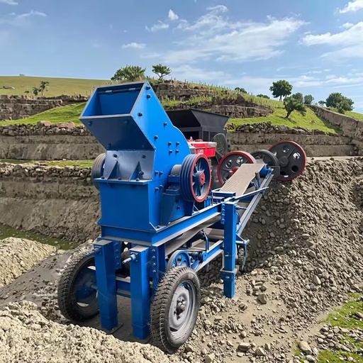 5 Ton Per Hour PC 400x300 Granite Glass Rock Crusher Ores Hammer Crushing Machine for Mining with Core Motor Engine Component
