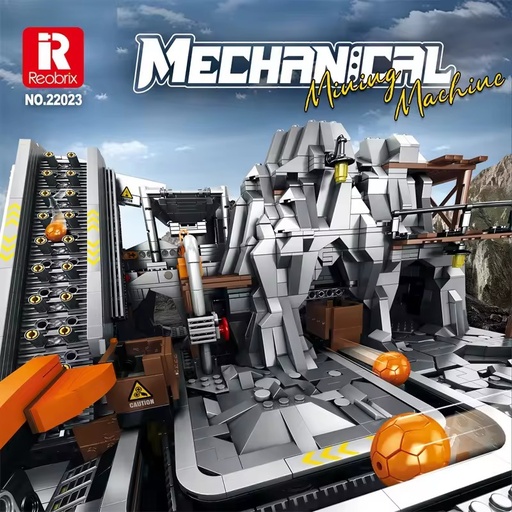 Tech Mining Machine Coding Toy STEM Educational DIY Creative Remote Control Engineering Building Blocks Model for Kids