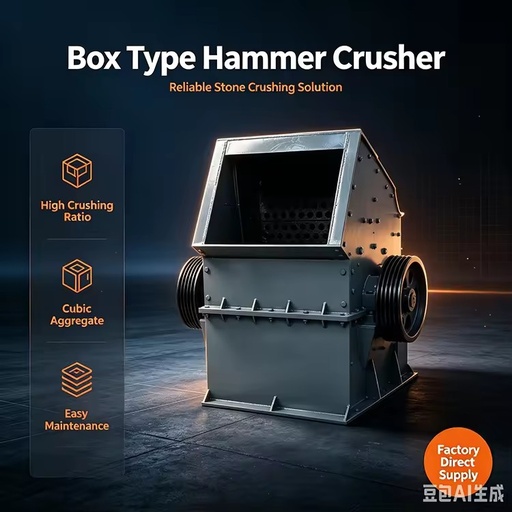 High Power Box Crusher Pebble Granite Sand Maker, Thickened Body Impact Resistant Large Capacity Mining Equipment