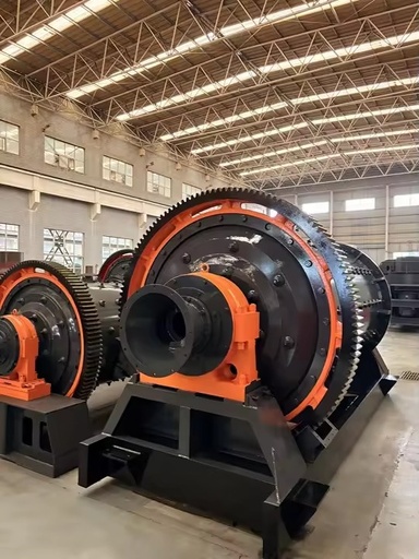 High Rigidity Customizable Dimensions Ball Mill 1200*4500 1.6-5.8t/h Capacity AC Motor Bearing Engine Machine
