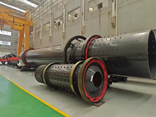 High Rigidity Customizable Dimensions Ball Mill 1500*4500 3-6t/h Capacity AC Motor Bearing Engine Brand Henan Gold Mine