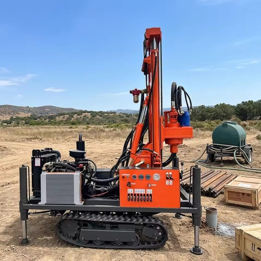 Heavy Duty Pneumatic Crawler Rig for Geological Exploration Rock Core Drilling Mining Water Well Construction