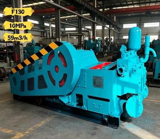 96KW 130HP Mud Pump F130 Horizontal Triplex Small Drilling Mud Pump for Water Well Drilling Rig