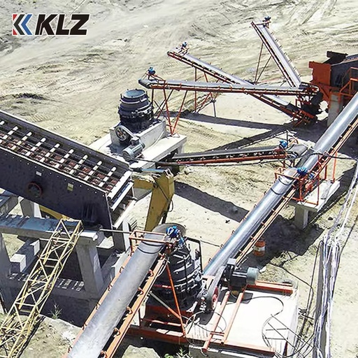 Energy-Efficient 50-80 TPH Stone Crushing Production Line Plant KLZ for Mining Machinery Gear PLC Gearbox for River Pebble