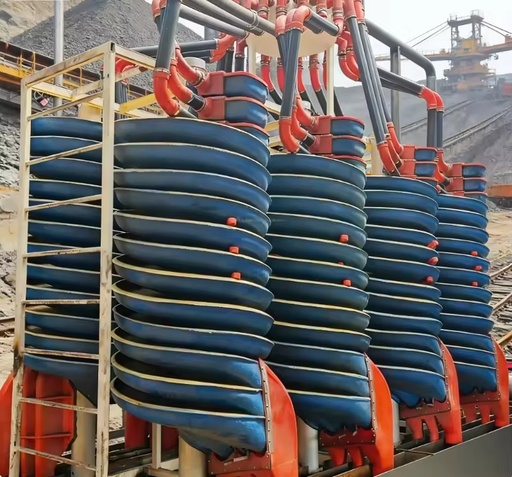 Industrial PLC-Controlled Spiral Separator for Gold Tin Mineral Recovery with High Rigidity Stable Performance Low Maintenance