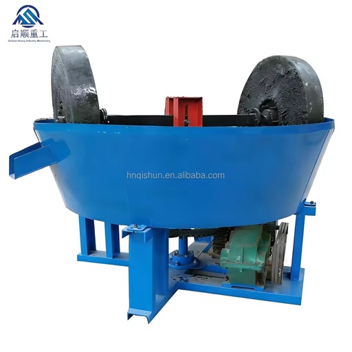 For Sale Wet Pan Mill Various Models of Wet Disk Mercury Gold Grinding Machines Used for Gold Ore Grinding Equipment