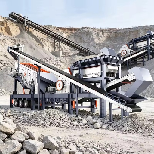 Stone Crushing Plant Mining Aggregate Crusher Engine Core Components Broken Urban Waste Buildings