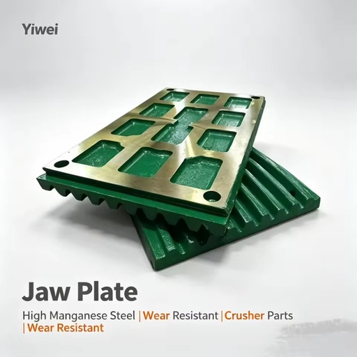 Brand Jaw Plate for Ore Mining New Stone Jaw Crusher Wear Parts Casting Processing TypeYW 1 Year Warranty