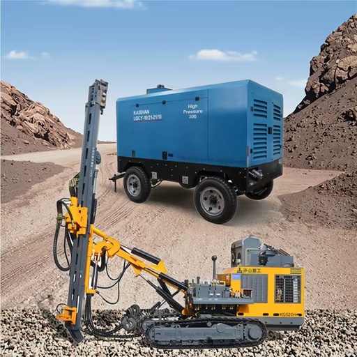 KAISHAN KG520 Crawler DTH Drilling Rig for Gold Mine Exploration, 105-152mm Hole Diameter