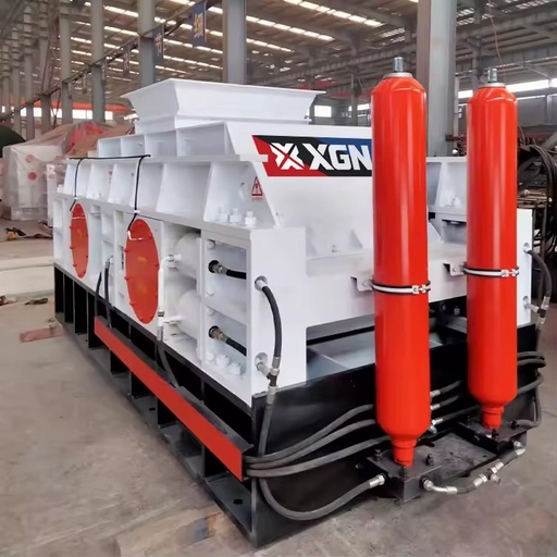 Hydraulic Double Roller Mill Sand Formation Rate 99% Gold Ore Roller Crusher Double Roller Crusher for Sand Making