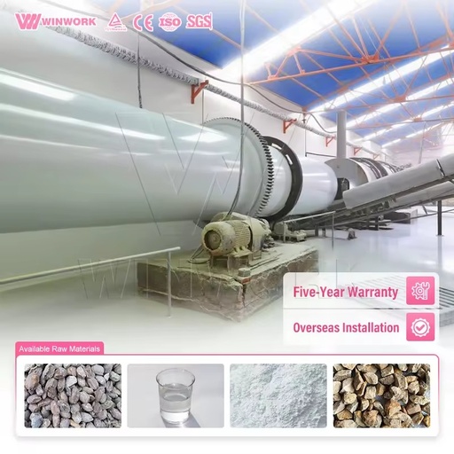 Integrated Magnesium Sulfate Mgso4 Disc Granulation System Crusher Mixer Conveyor Automatic Process Production Line