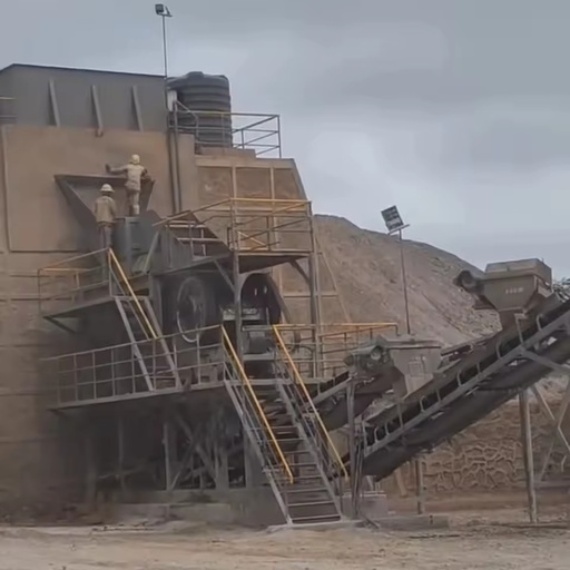 Low Energy Consumption Fixed Stone Crushing Station for Granite Basalt Crushing