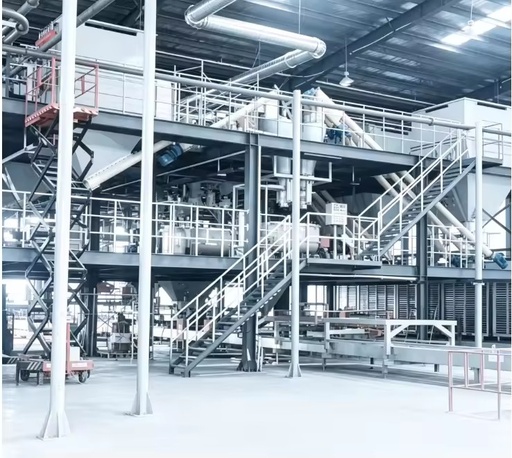 New Technology Automatic PLC Precise Mgo Board Production Line Fiberglass Board Making Machine Magnesium Oxide Board Factory