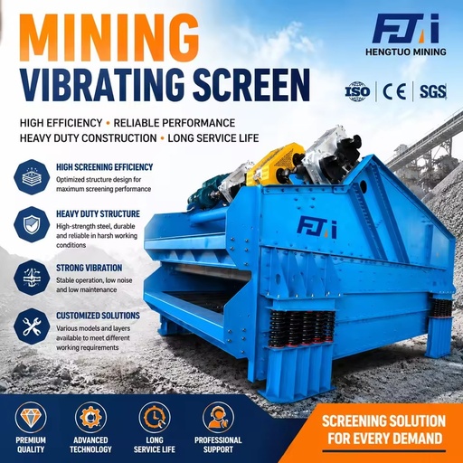 Mining Vibrating Screen Machine for Sand Stone Aggregate Screening Equipment Quarry Crusher Plant Mineral Separation Machine